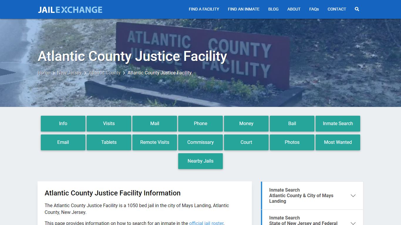 Atlantic County Justice Facility - Jail Exchange